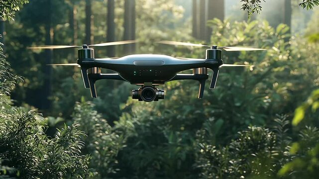 Autonomous Drone Navigating Forest with Obstacle Avoidance Sensors