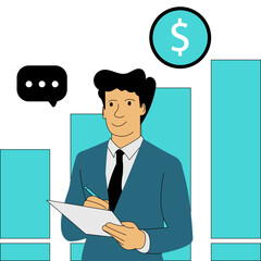 Business Analyst Concept illustration