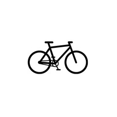 Minimalist Bicycle Icon Representing Eco-Friendly Transportation and Outdoor Activities