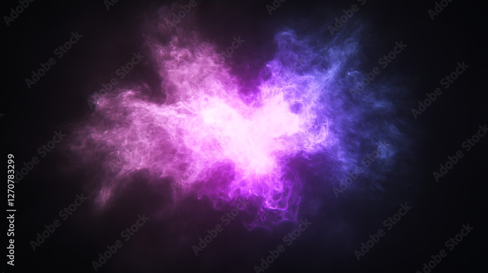 Poster nebula swirl of light and color in dark space a cosmic wonder for backgrounds and visual effects