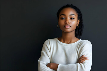 portrait of a young woman