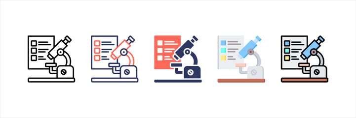 Traceability Multistyle Icon Set