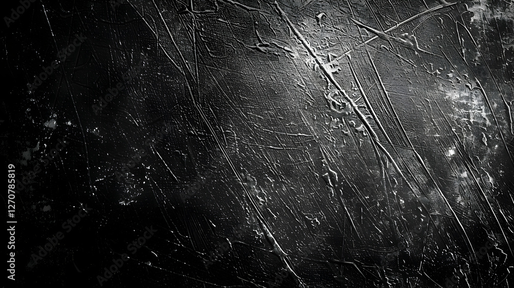 Poster abstract dark textured background with scratches and imperfections, suitable for design projects
