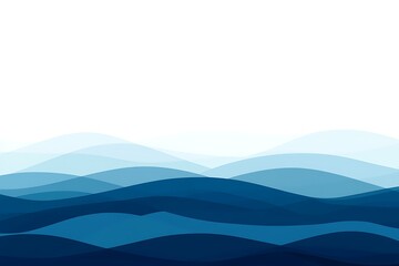 Abstract blue mountain range background