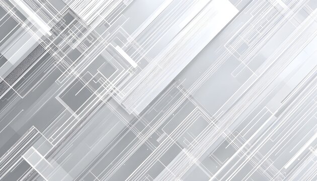 Modern white and grey background design technology decoration architecture futuristic concept for web layout poster banner. Abstract modern line texture background. White and grey pattern geometric