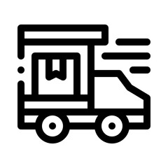 Truck Delivery line icon