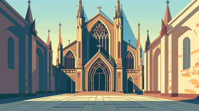 Majestic Ancient Cathedral: Symbol of Christianity and Architectural Landmark