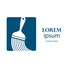 illustration design equipment logo floor broom