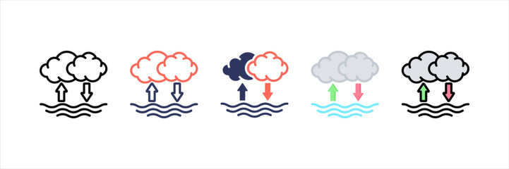 Acidification Multistyle Icon Set