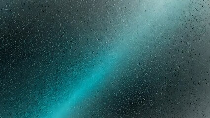 Obraz premium Subtle digital noise texture in smoky gray and cool cyan, creating a futuristic and textured abstract background.