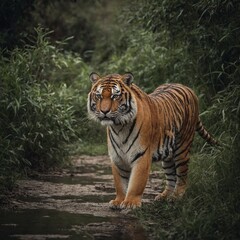 How do tigers communicate with each other?