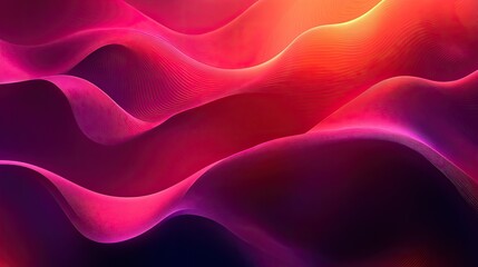 Obraz premium Abstract vibrant wavy lines background design