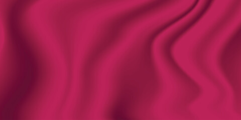 Silk pink background. Abstract vector pattern with copy space. Liquid wave texture, smooth drapery wallpaper. Wedding fabric, satin. Wavy design for banner, card, postcard, backdrop.