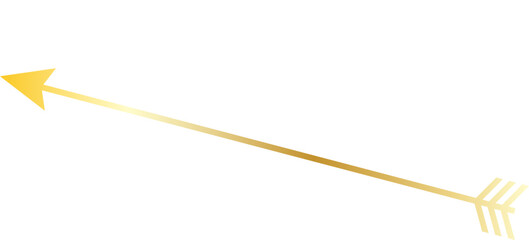 Elegant curvy Arrows on Isolated White