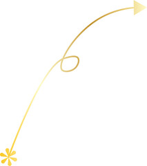 Elegant curvy Arrows on Isolated White