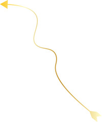 Elegant curvy Arrows on Isolated White