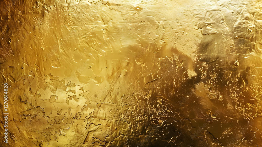 Poster abstract golden texture with shimmering patterns, creating a luxurious backdrop for various uses