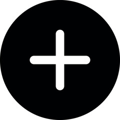 Obraz premium Add, new, plus icon button- create icons, more button - positive sign- cross symbol - Addition Logo , apps and website icons. Vector icons