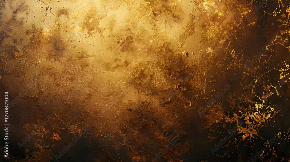Poster Abstract textured background with warm golden hues and intricate patterns, suitable for design