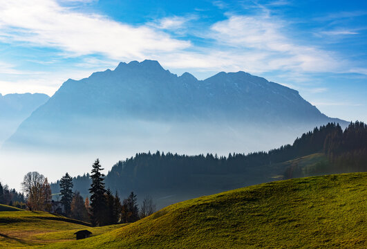 Scenic view of Hochplateau Moosegg with Hoher G�ll in Salzburg, Austria