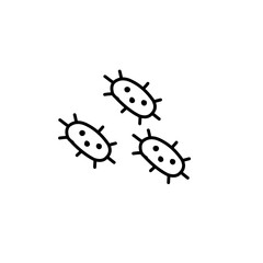 bacteria and viruses icon