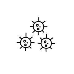bacteria and viruses icon