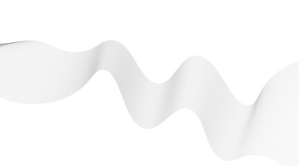 Elegant abstract design featuring monochrome wavy fine lines intertwined against a white background, Modern colorful wavy lines pattern design element. Suitable for banner, cover, poster, website.