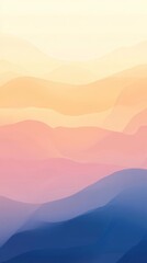 Minimalist soft gradient background with a touch of warm and cool tones. 