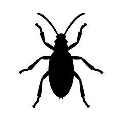  High-Quality Insect Icon Silhouette for Designers"