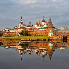 Russia, Solovki. Solovetsky Monastery. Nature of Solovetsky Islands. Travel and tourism....