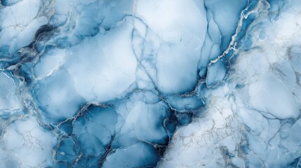 Elegant blue marble texture with intricate veining and smooth gradients