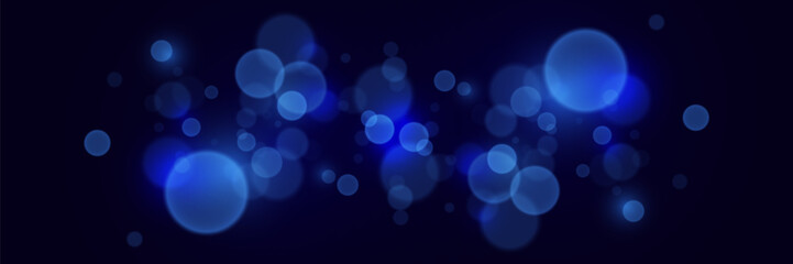 Magic bokeh and lights. Abstract bright effect of light and flash.