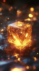 Burning Ice Cube, Abstract Representation of Opposing Forces