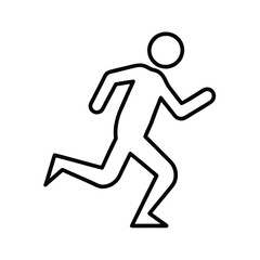 running man silhouette