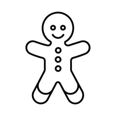 christmas gingerbread man