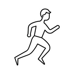 running man vector