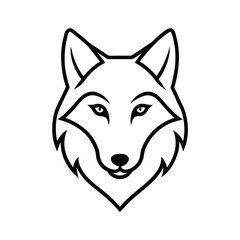 vector illustration of a wolf