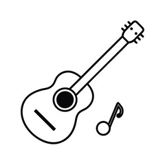 set of musical instruments