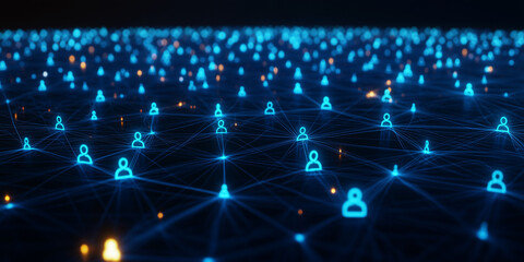 Obraz premium Customer Segments & Avatars on Digital Whiteboard - Understanding Target Audiences, AI