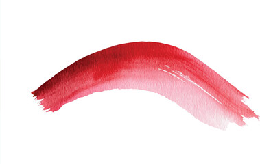 watercolor background brush strokes, red