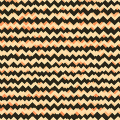 Zigzag Patterned Background With Light and Dark Tones and a Hint of Orange in Repetitive Format