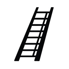 ladders isolated on white