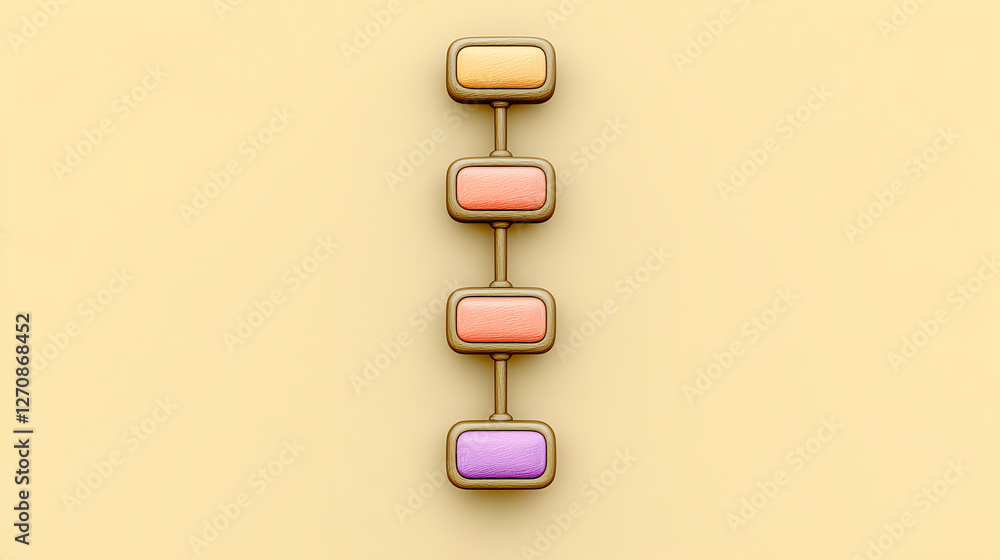 Poster flowchart design elements for visual communication digital workspace graphic design minimalist style