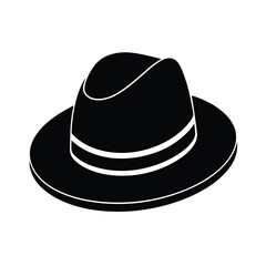 black hat vector illustration