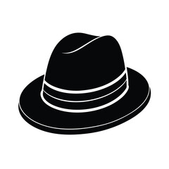 black hat vector illustration