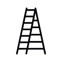 ladder isolated on white