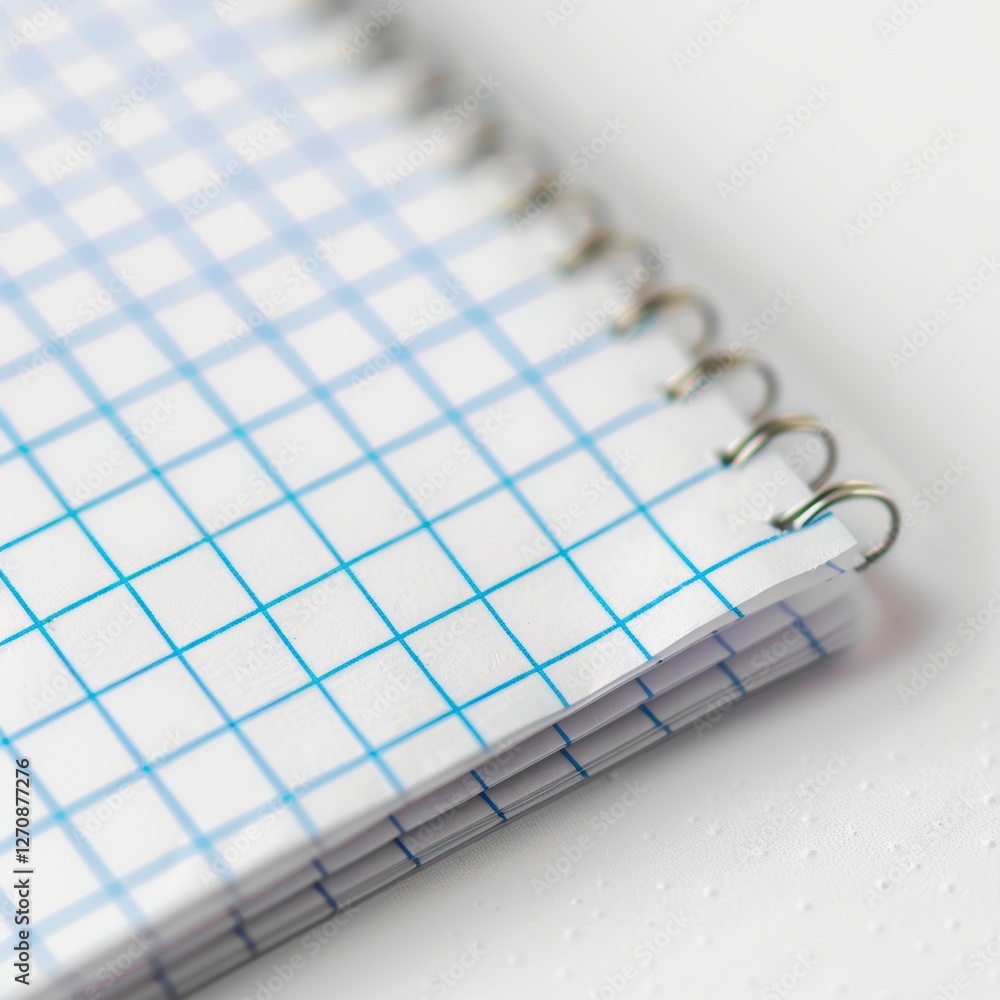 Poster graph paper notebook with spiral binding