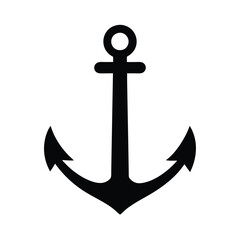 anchor on white background