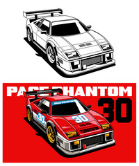 Pace Phantom Racing Car Design 