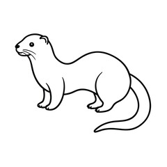 vector illustration of a dog